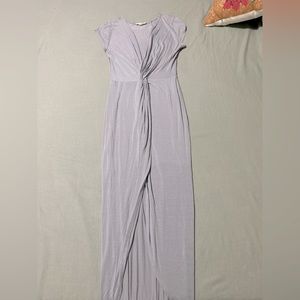 Gorgeous front twist knot high low dress